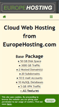 Mobile Screenshot of europehosting.com